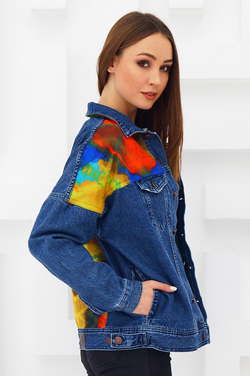 LIGVIANNI Джинсовая куртка Denim Jacket Husky