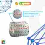 Аттракцион Водный роллер (Гидророллер) «Прозрачный с красно-зелеными держателями» ТПУ, 2.2*2*2 м