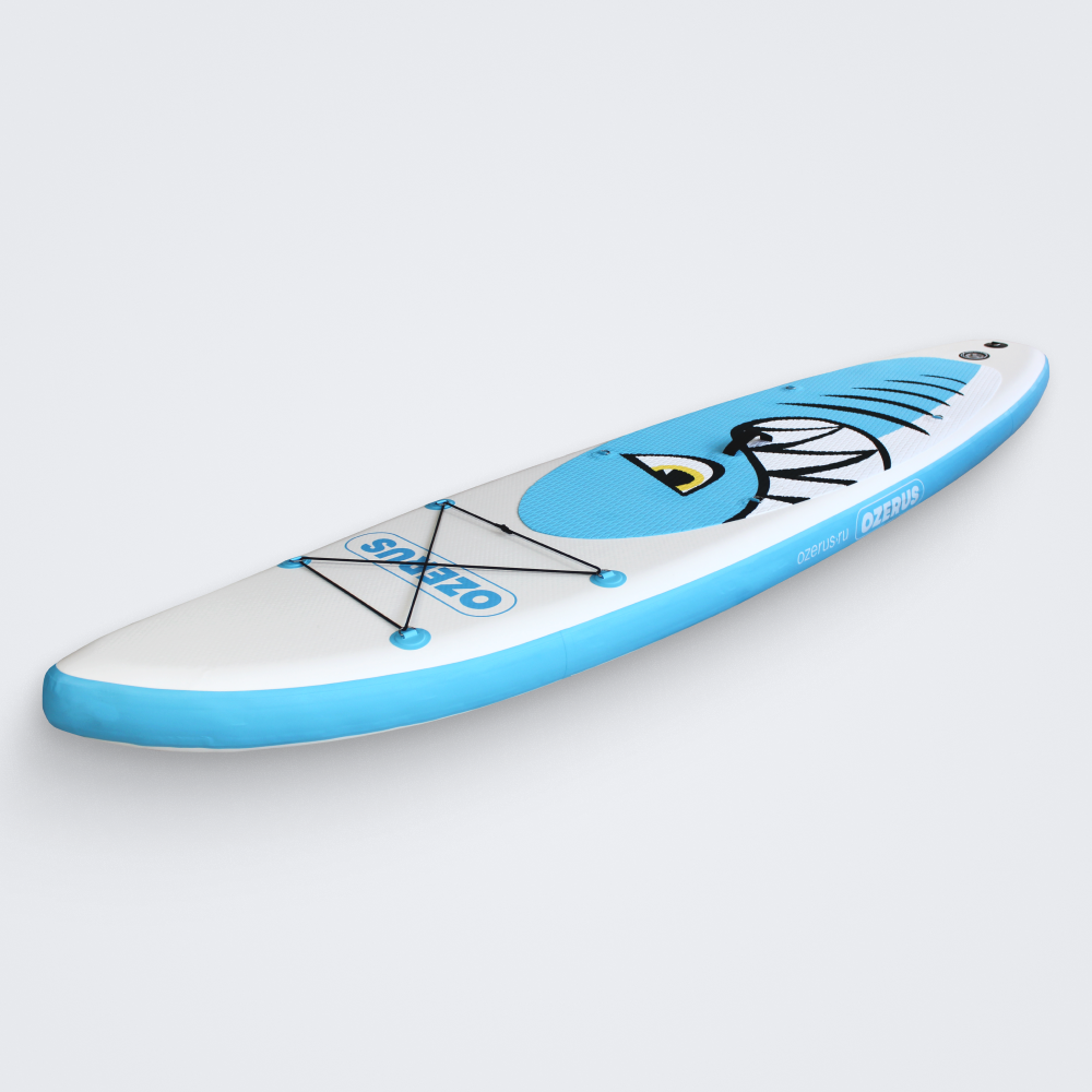 Sup board ozerus сап борд двухслойный. доска надувная 10.6' (цвет: акула)