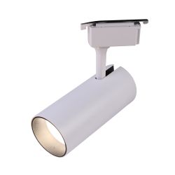 Трековый светильник однофазный ЭРА TR5-3040 WH светодиодный 30Вт 4000К белый | Однофазные светильники LED