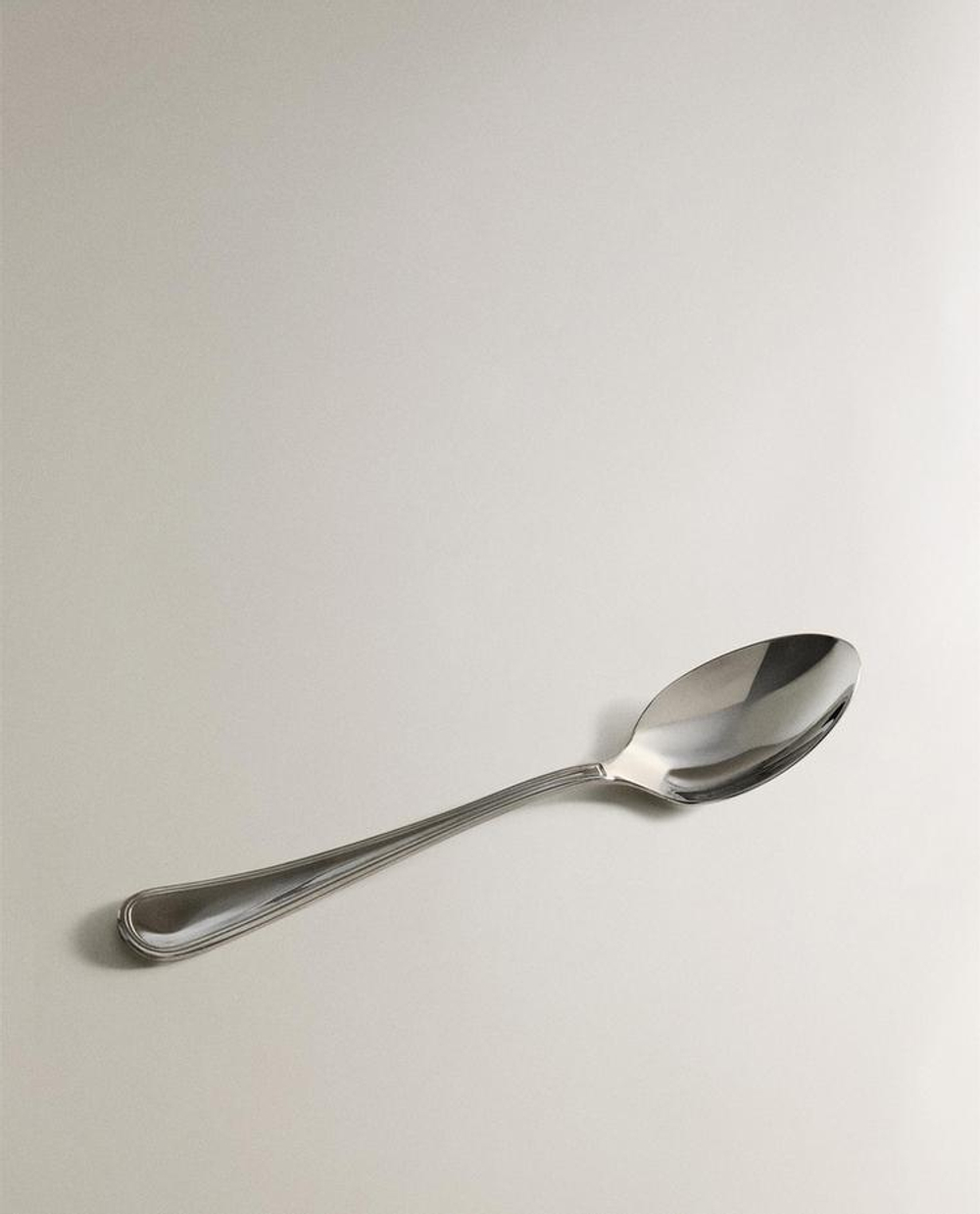 ZARA HOME ЛОЖКА ДЛЯ ДЕСЕРТА, СТАЛЬНОЙ СЕРЫЙ