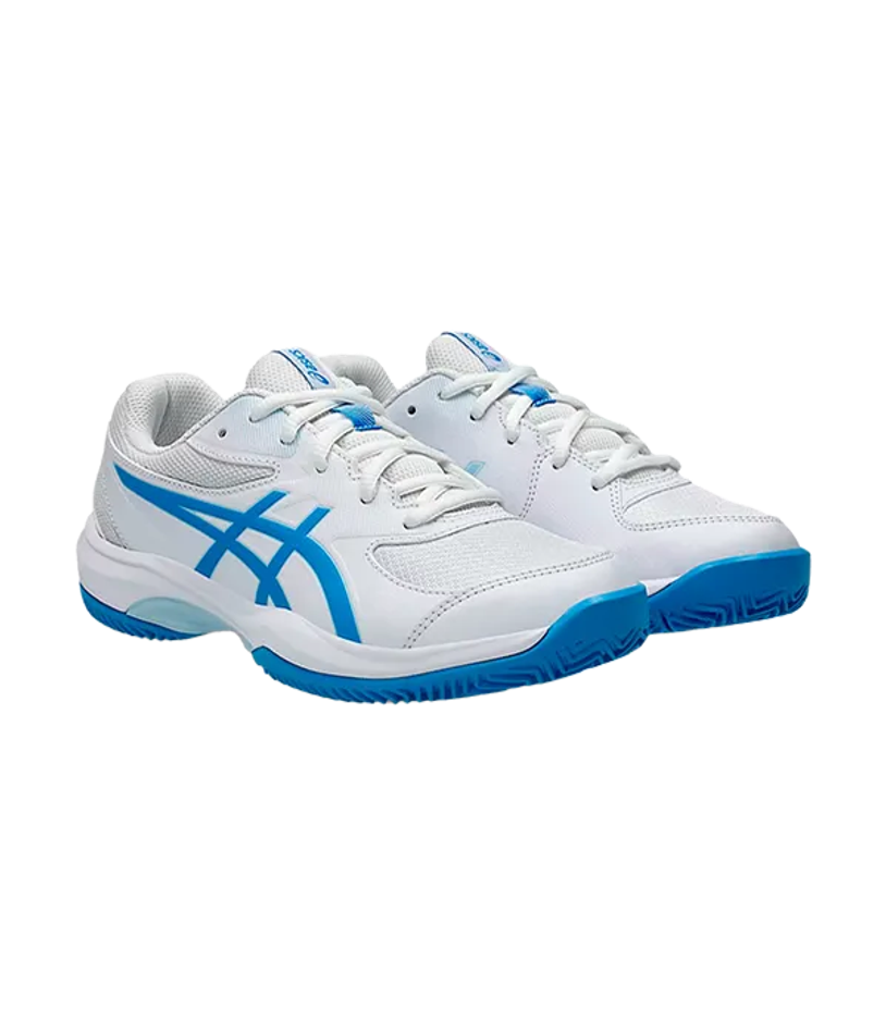 Asics Gel-Game GS Clay-OC Детские кроссовки белый-синий берег