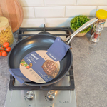 Сковорода 28см "Grand", нерж, покрытие Xylan, индукция, черная