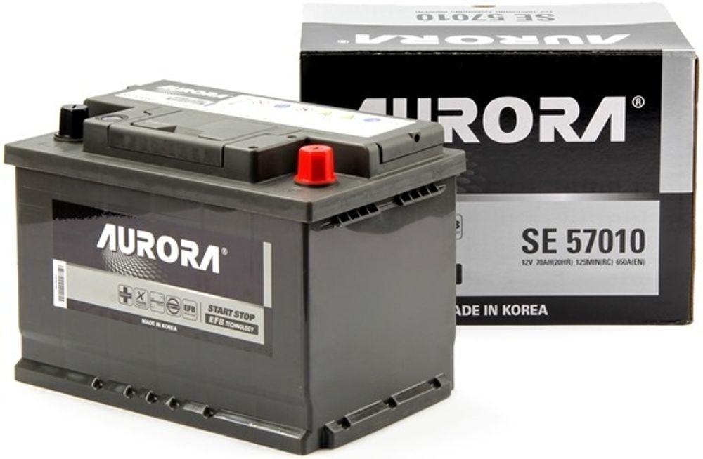AURORA DIN EFB 6CT- 70 аккумулятор
