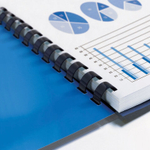 Пружина для переплета пластиковая "BC051", 51 мм, 50шт/упак, черная