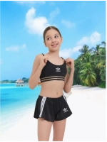 купальник раздельный 3 в 1 с шортами спортивный Adidas
