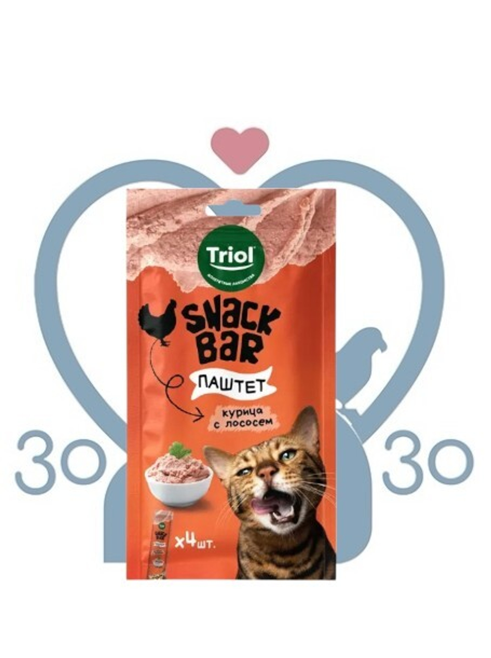 Triol Snack Bar Паштет из курицы с лососем