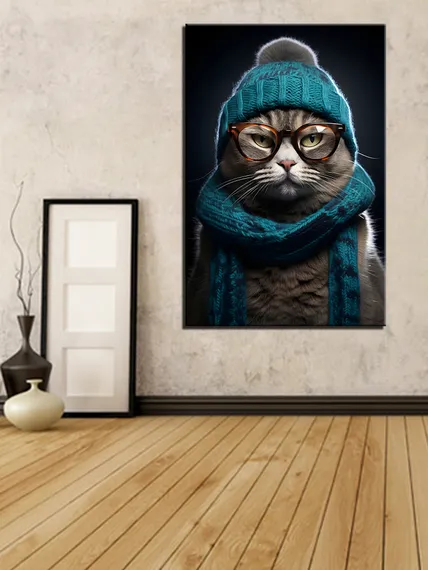 Постер "Современный кот"