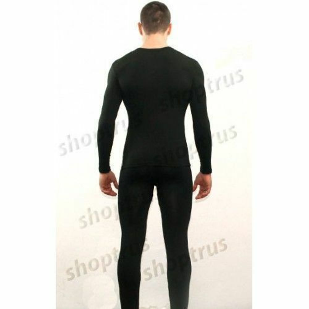 Мужское нательное белье черное с принтом цветы TOMMY DOOYAO комплект TD0011