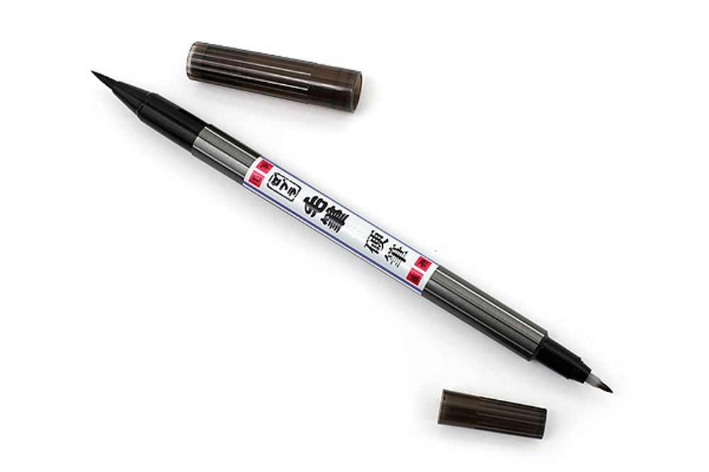 Ручка Zebra Brush Pen FD-502 (двухсторонняя: синтетический ворс / Soft-Fine)