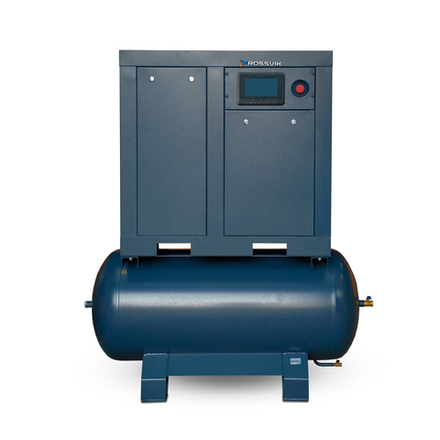 Компрессор винтовой ROSSVIK ВК20А-15-300, 1350л/мин, 15бар, ресивер 300л, 380В/15кВт