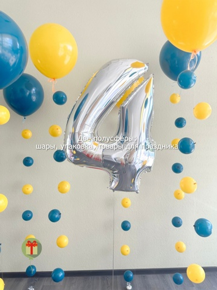 Цепочки с фольгированной цифрой