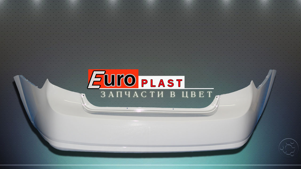 Задний бампер Chevrolet Lacetti седан белый