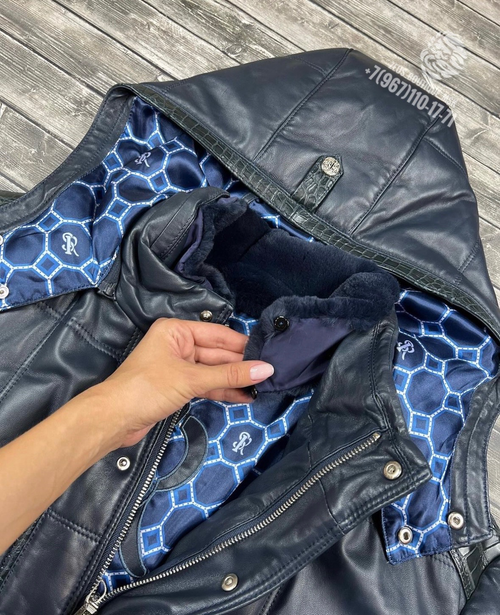 Куртка Stefano Ricci со вставками из кожи крокодила