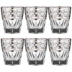 НАБОР СТОПОК 6 ШТУК 60МЛ "ATHENE PLATINO"