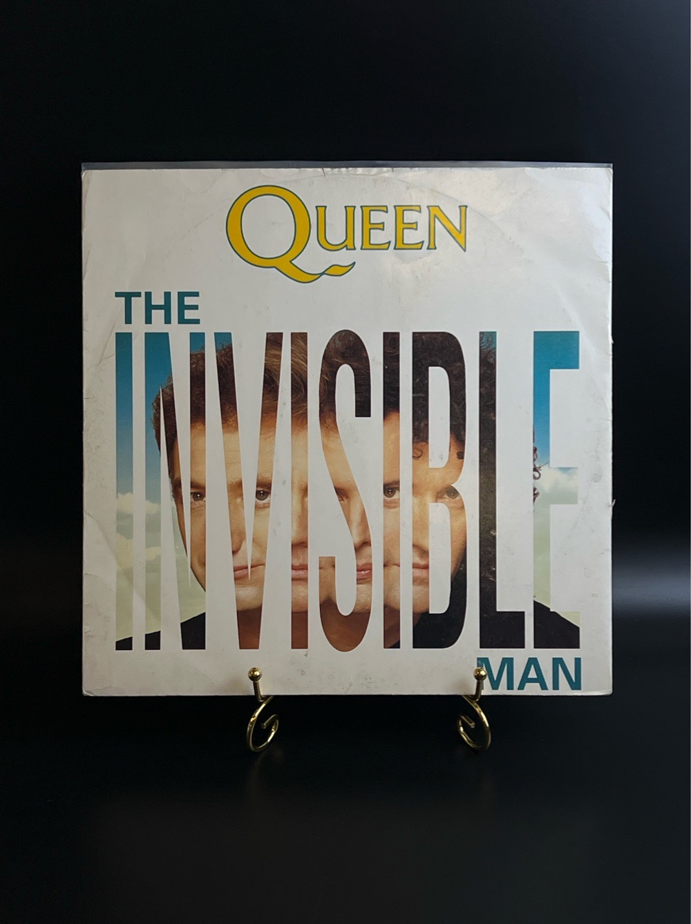 LP Queen – The Invisible Man Виниловая пластинка 12 дюймов. England 1989 год