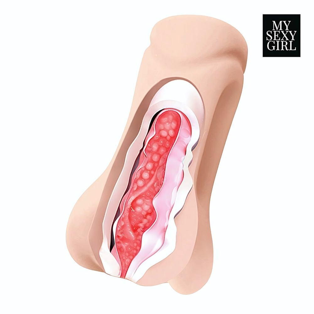 Телесный реалистичный мастурбатор в виде вагины (Цвет: телесный)