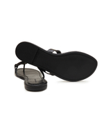 кожаное вьетнамки miller pave TORY BURCH - черный(145945)