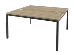 Стол-тандем 1500х1432 для 2 рабочих мест на металлокаркасе Lite IL-42-02