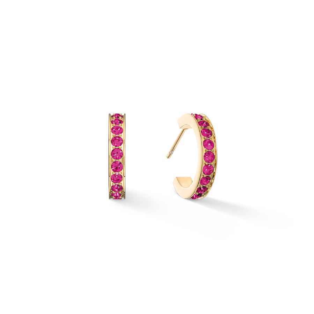 Серьги Pink-Gold Coeur de Lion