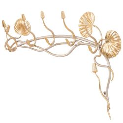 Вешалка настенная «Нимфея» (с 5-ю крючками) Айвори