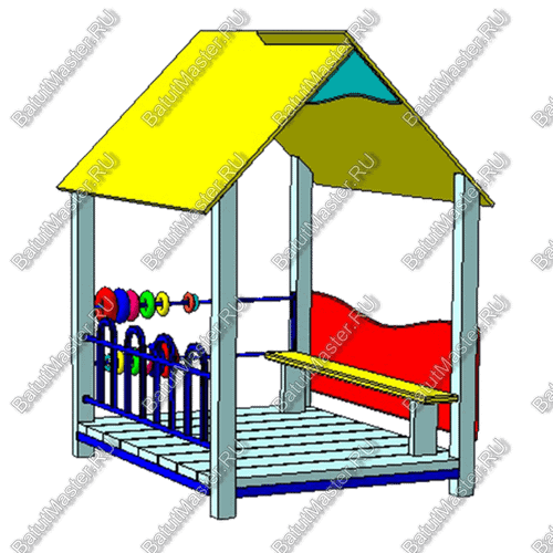 БЕСЕДКА ДЕТСКАЯ (ИГРОВОЙ ДОМИК)