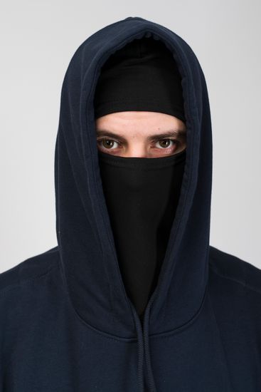 Толстовка CODERED Base Hoodie Wide Summer Нэви/Принт Oversize Logo R