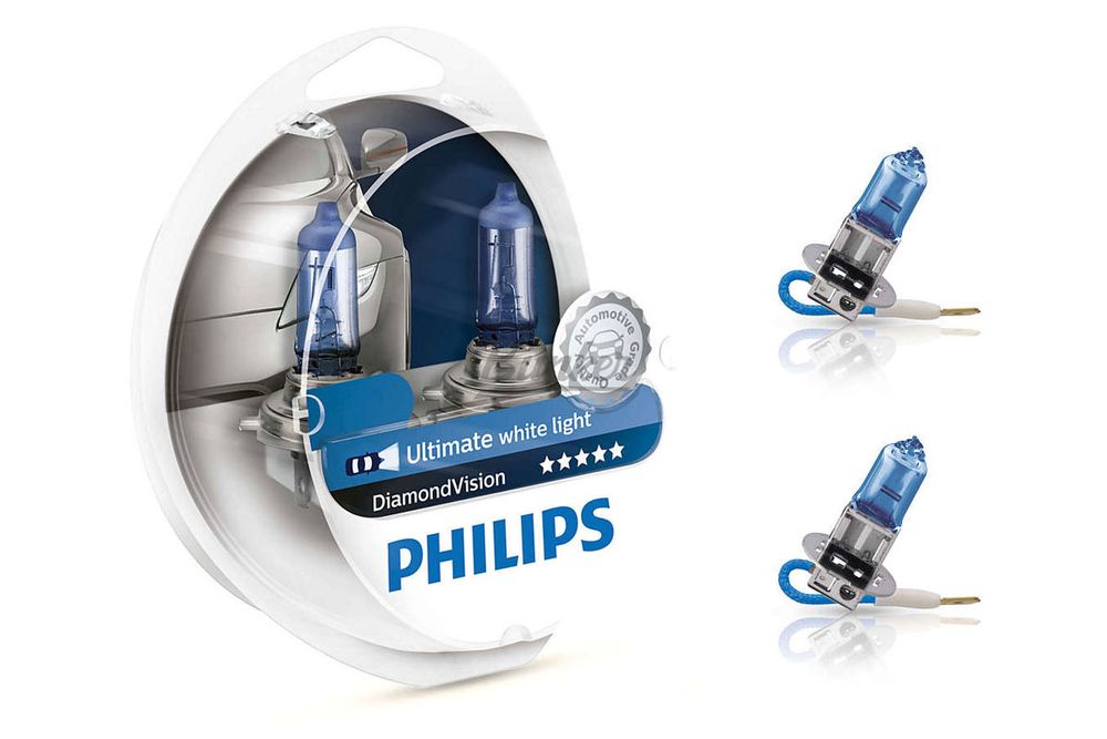 Галогеновые лампы Philips Diamond Vision H3, 12V