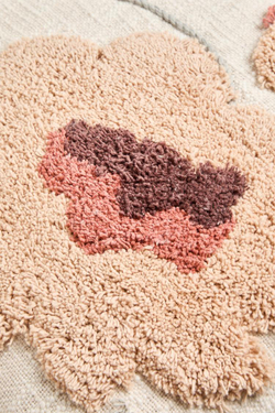 ZARA HOME ЧЕХОЛ ДЛЯ ДЕКОРАТИВНОЙ ПОДУШКИ С ВЫШИВКОЙ И КИСТОЧКАМИ ПО КРАЯМ, РОЗОВЫЙ