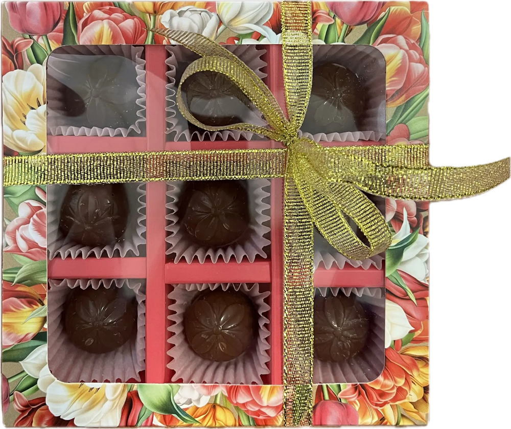 НАБОР ШОКОЛАДНЫХ КОНФЕТ "С ПРАЗДНИКОМ ВЕСНЫ" 100 г