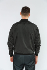 Бомбер с подкладом USA, чёрный,