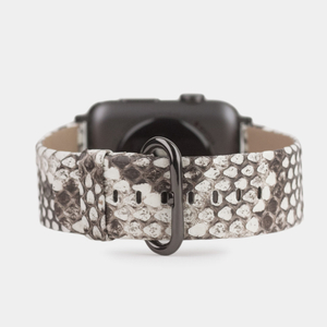 Ремешок кожаный для Apple Watch 40/41mm Classic серого цвета