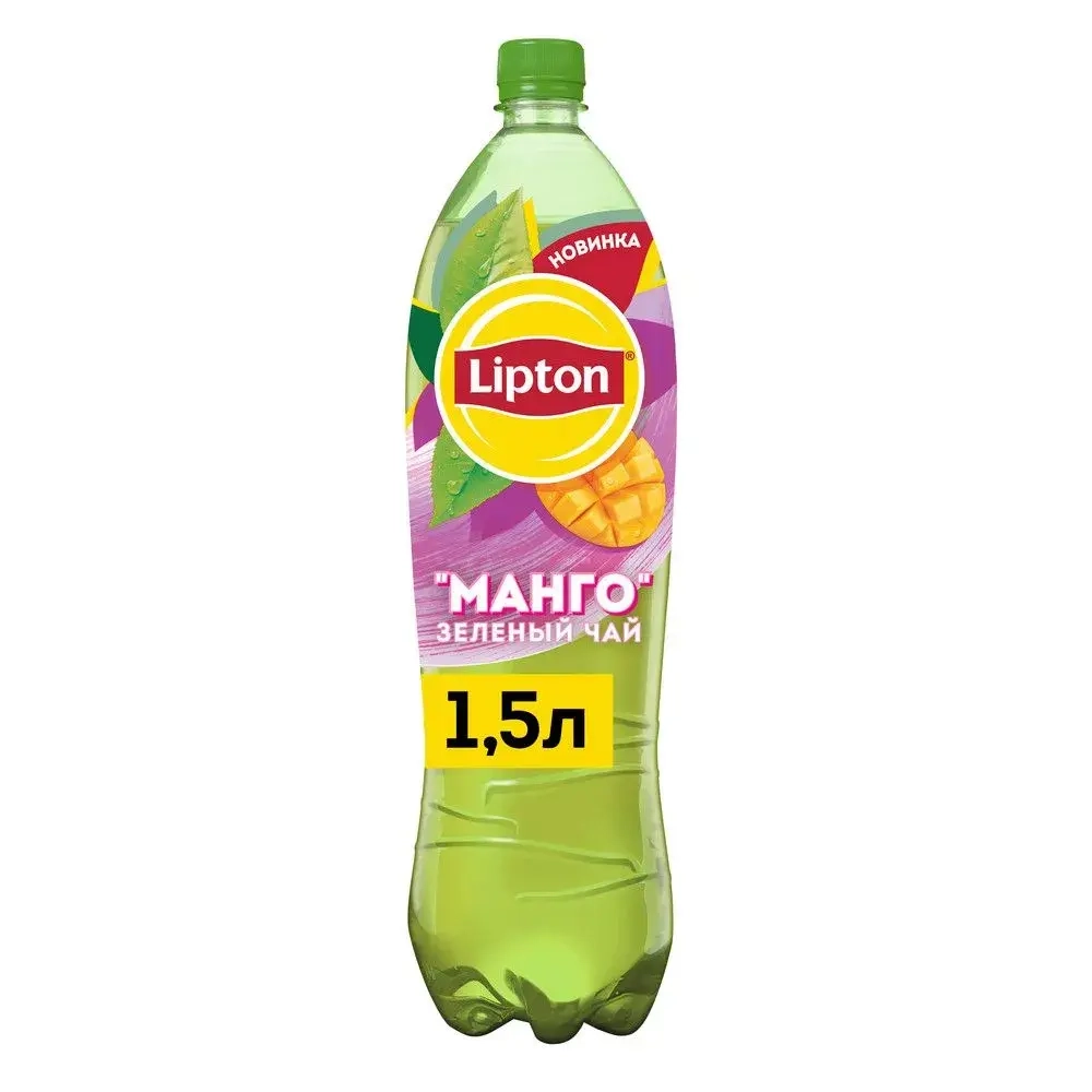 Холодный чай Зеленый со вкусом Манго 1,5 л, Lipton