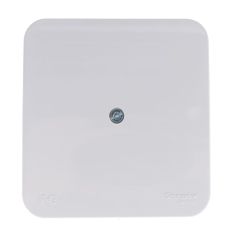 SCHNEIDER BLANCA Коробка распред. 75*75*30 ОУ крышка под кабель-канал ...