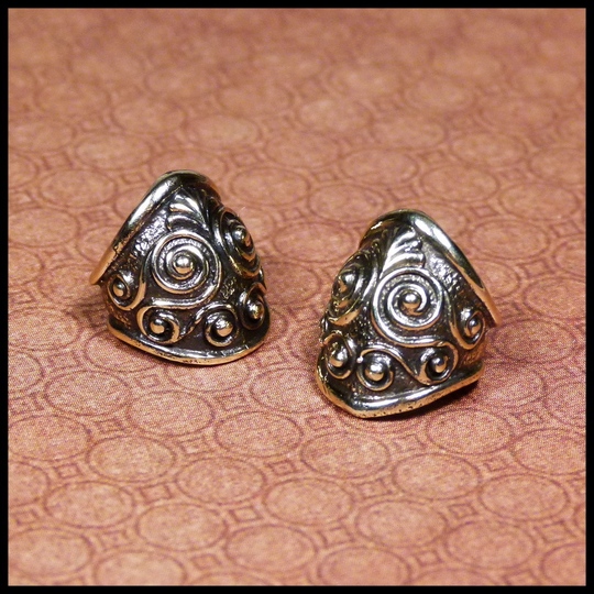 Бусина декоративная для браслетов "Атлантида" , латунь