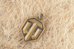 Кулон "World of Tanks" из бронзы RH00961