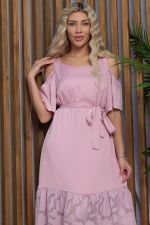 Платье Разбивая сердца (розовое) П15472-7М LT Collection