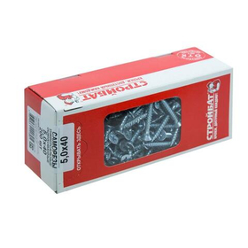 Саморезы универсальные 5,0x 40 (белый цинк 200 шт)