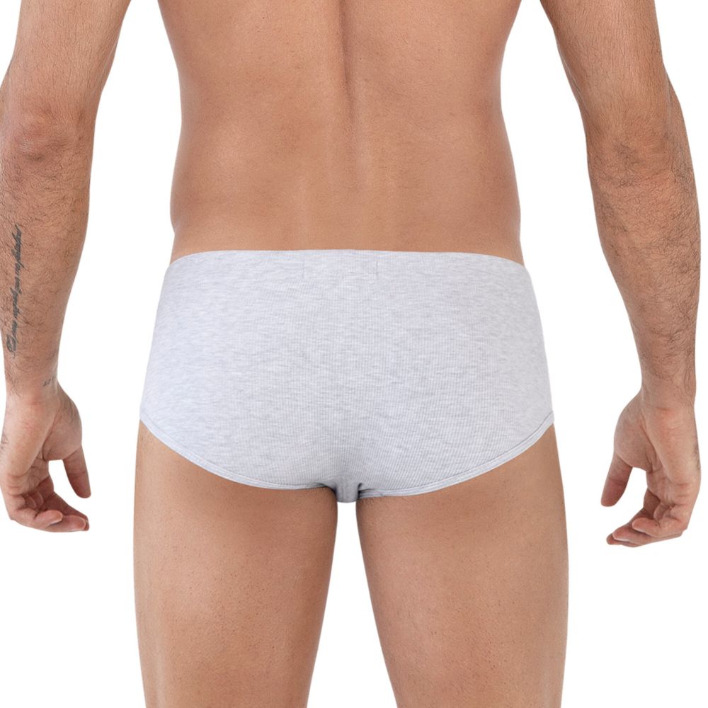 Мужские трусы брифы серые Clever SPIRIT PIPING BRIEF 160512