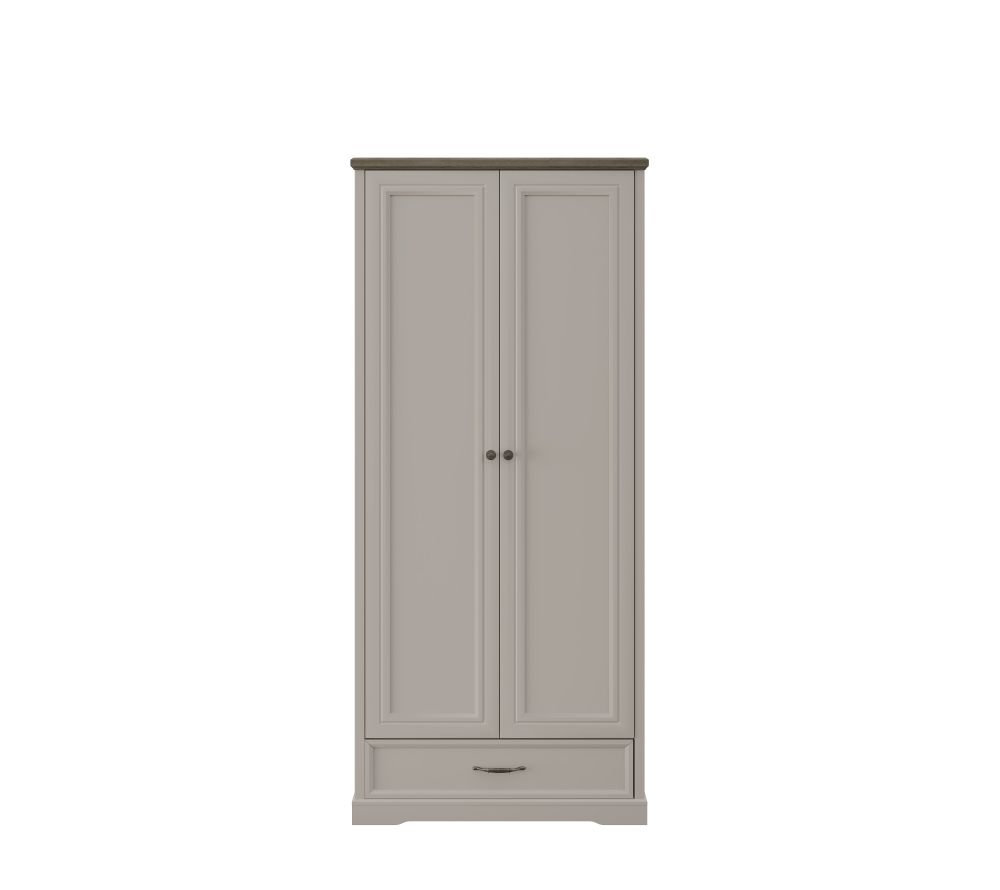 TOSCANA NEW, Шкаф 2DG1S. Цвет ПЕРСИДСКИЙ ЖЕМЧУГ/КАНЬОН