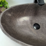 Раковина из речного камня RS-63545 (63*37*16) 0124
