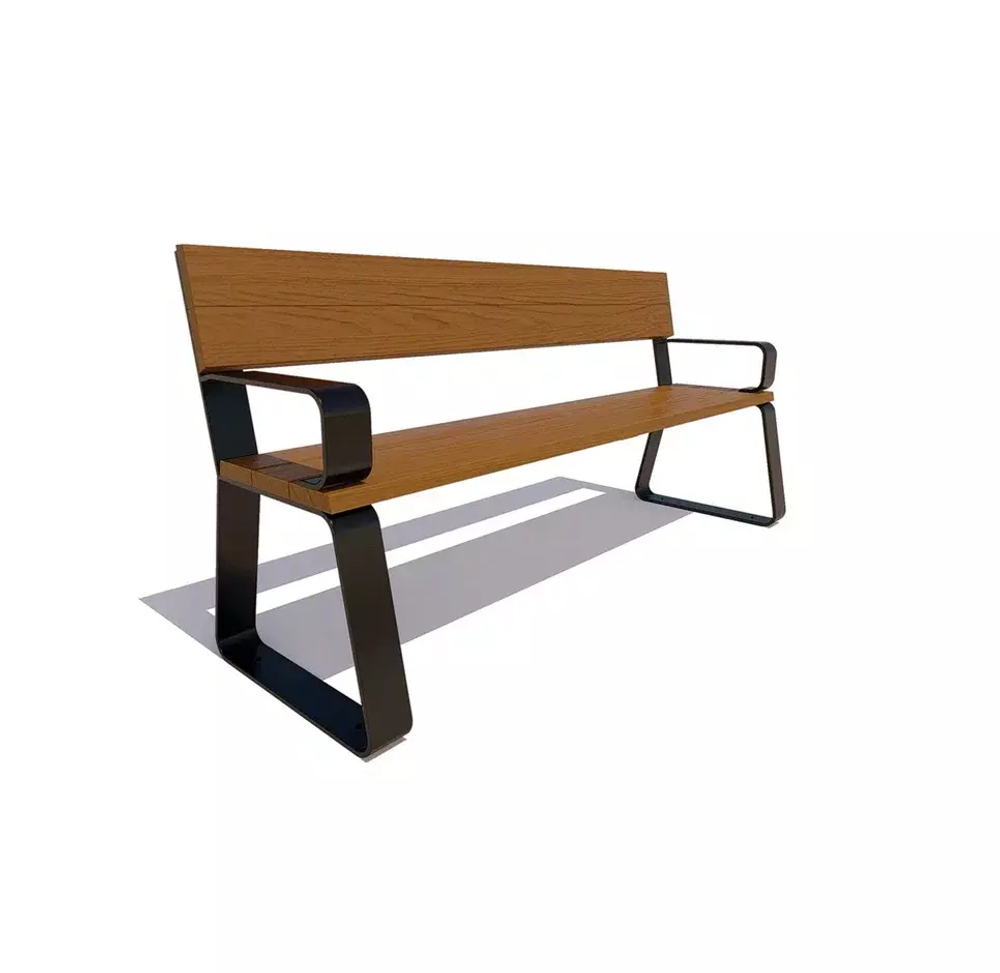 Скамейка «Кемерово» сосна 1,8м, тик