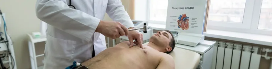 Перкуссия сердца