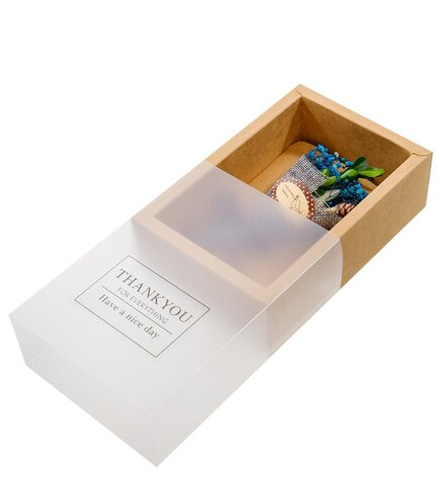 DF-91 Открытка с букетом из сухоцветов в подарочкой коробке «Для тебя» - Вариант A