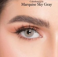 Серо-зеленые линзы на 12 мес. Marquise sky gray