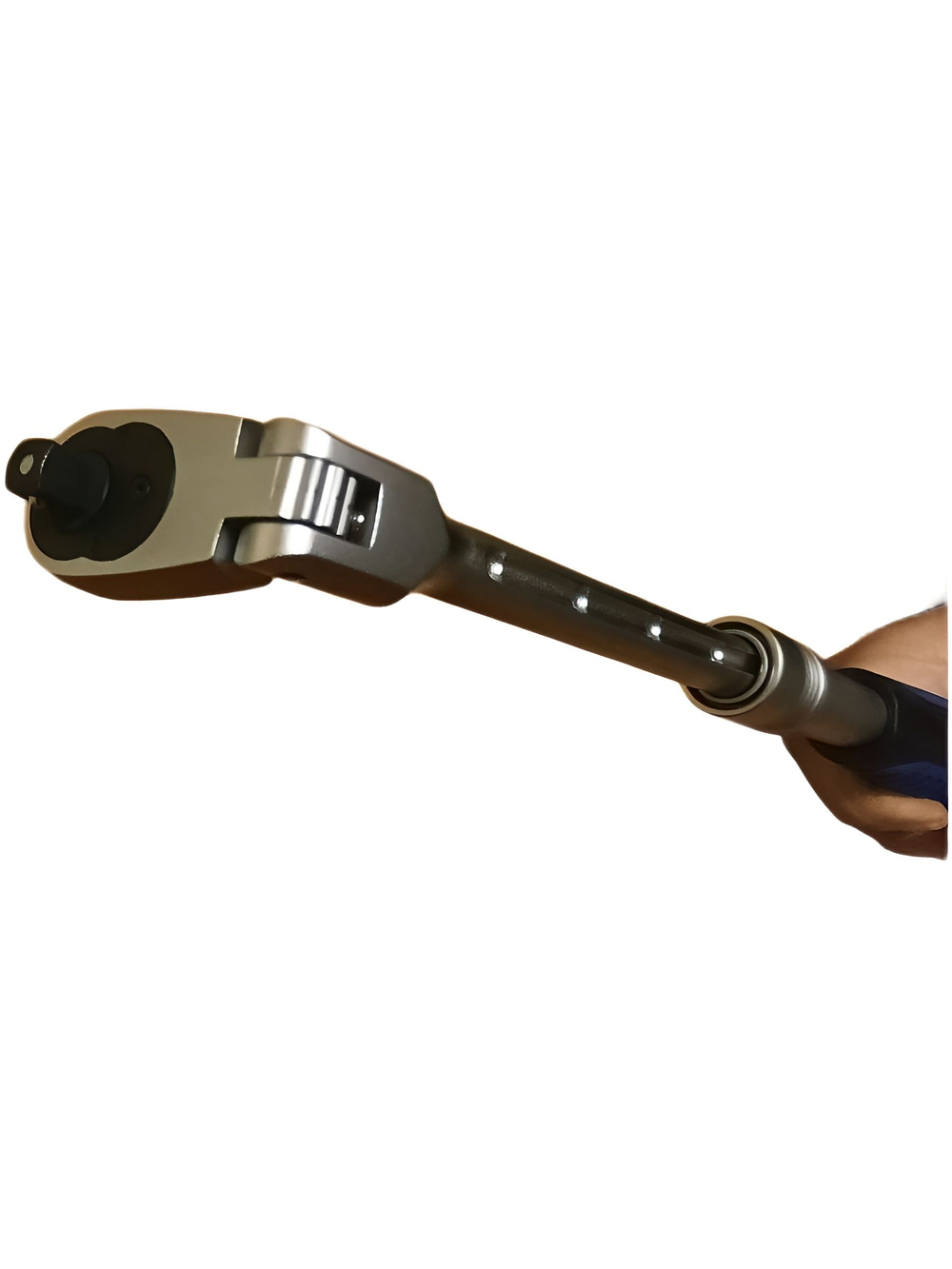 Трещотка телескопическая шарнирная 1/4" 195-255 мм