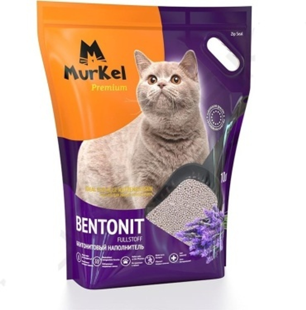 Наполнитель Murkel 20л Лаванда Бентонитовый