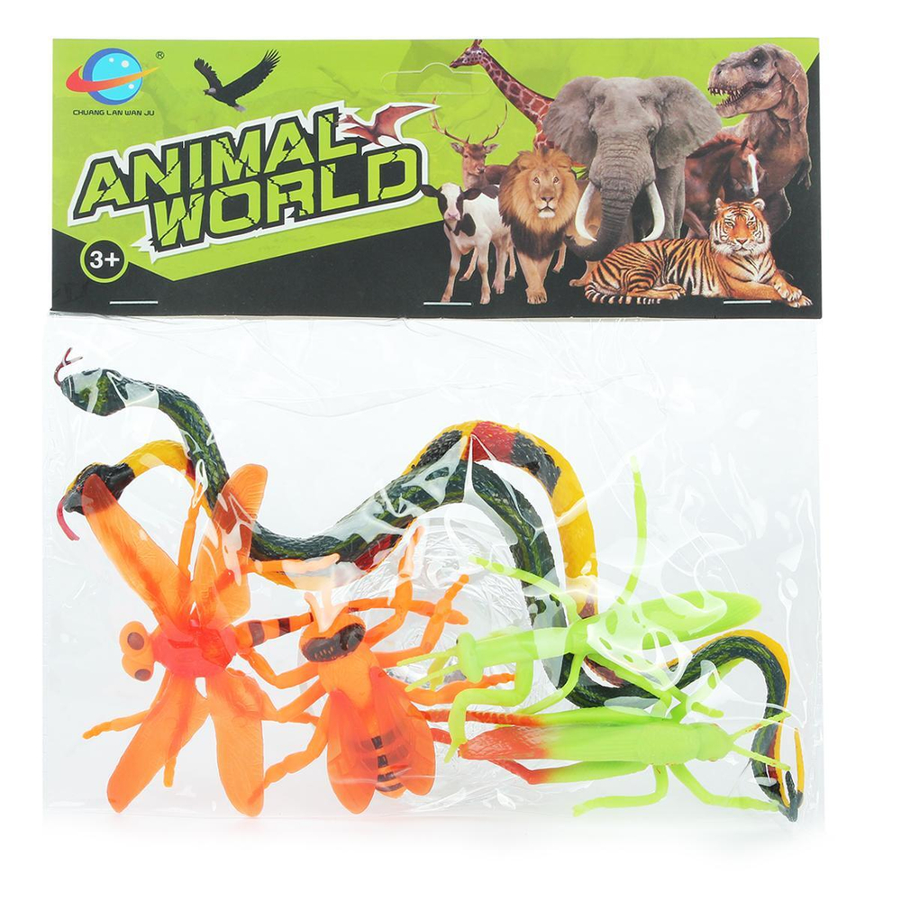 Набор животных 6шт, пакет CL04-69