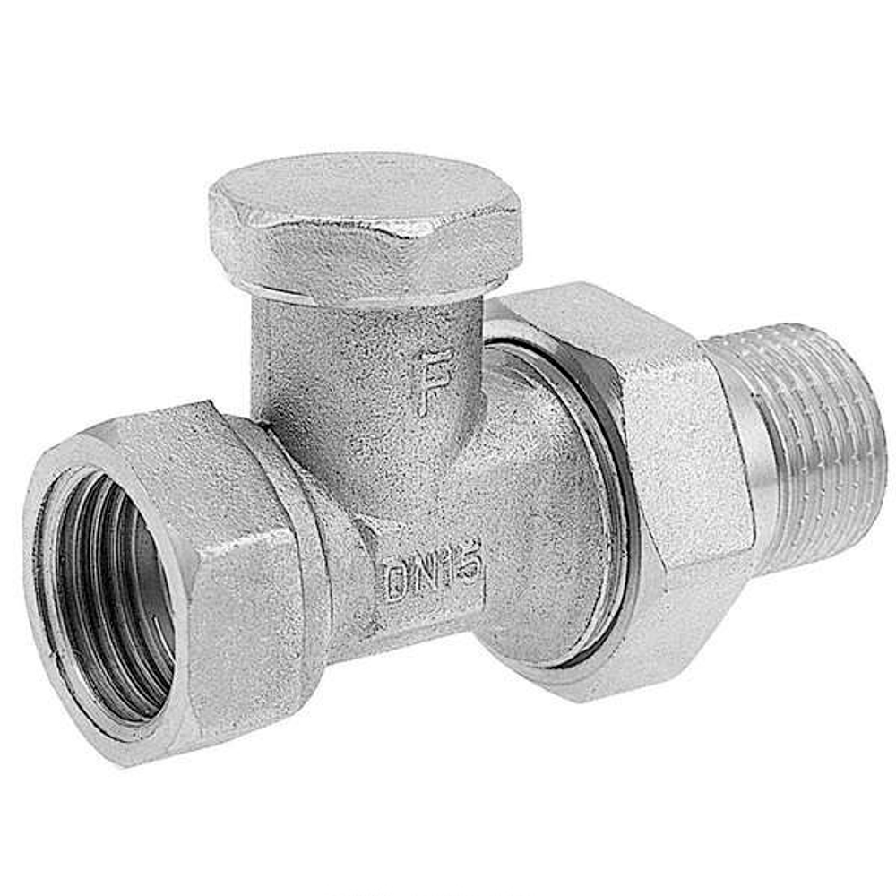 Кран радиаторный FERRO  1/2" прямой нижний