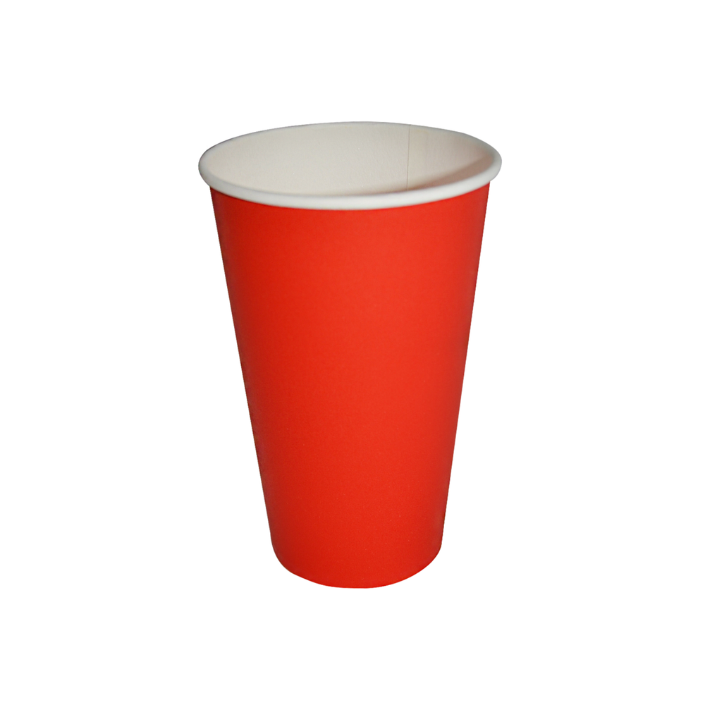 Стакан бумажный 400 мл для горячего черный 50 шт 20/1000 ПК